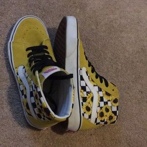 Custom Sunflower Vans